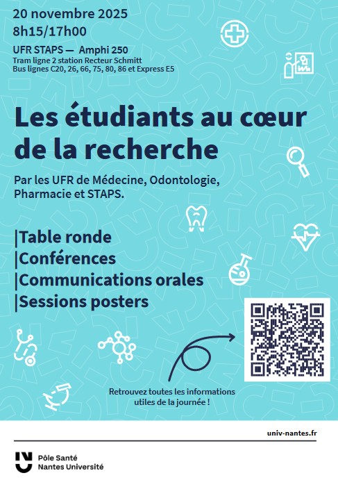 Affiche - Journée Recherche du pôle Santé