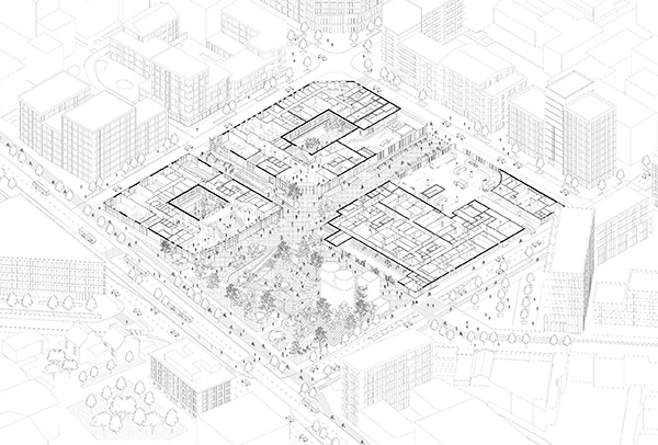 Campus Franceline Ribard - Plan de masse